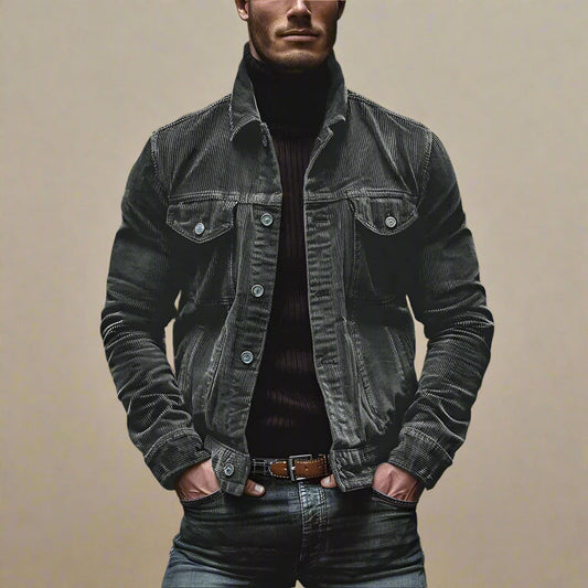 Vintage Corduroy Jacket for Men – Stylish & Comfortable