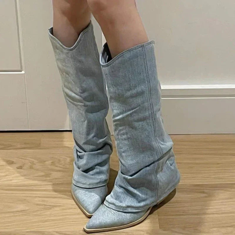 Wodoodporne Buty Kolanowe dla Kobiet – Ciepłe i Stylowe