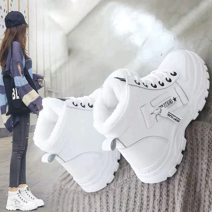 Wodoodporne Buty Zimowe Damskie - Stylowe i Komfortowe na Zimowe Spacerowanie