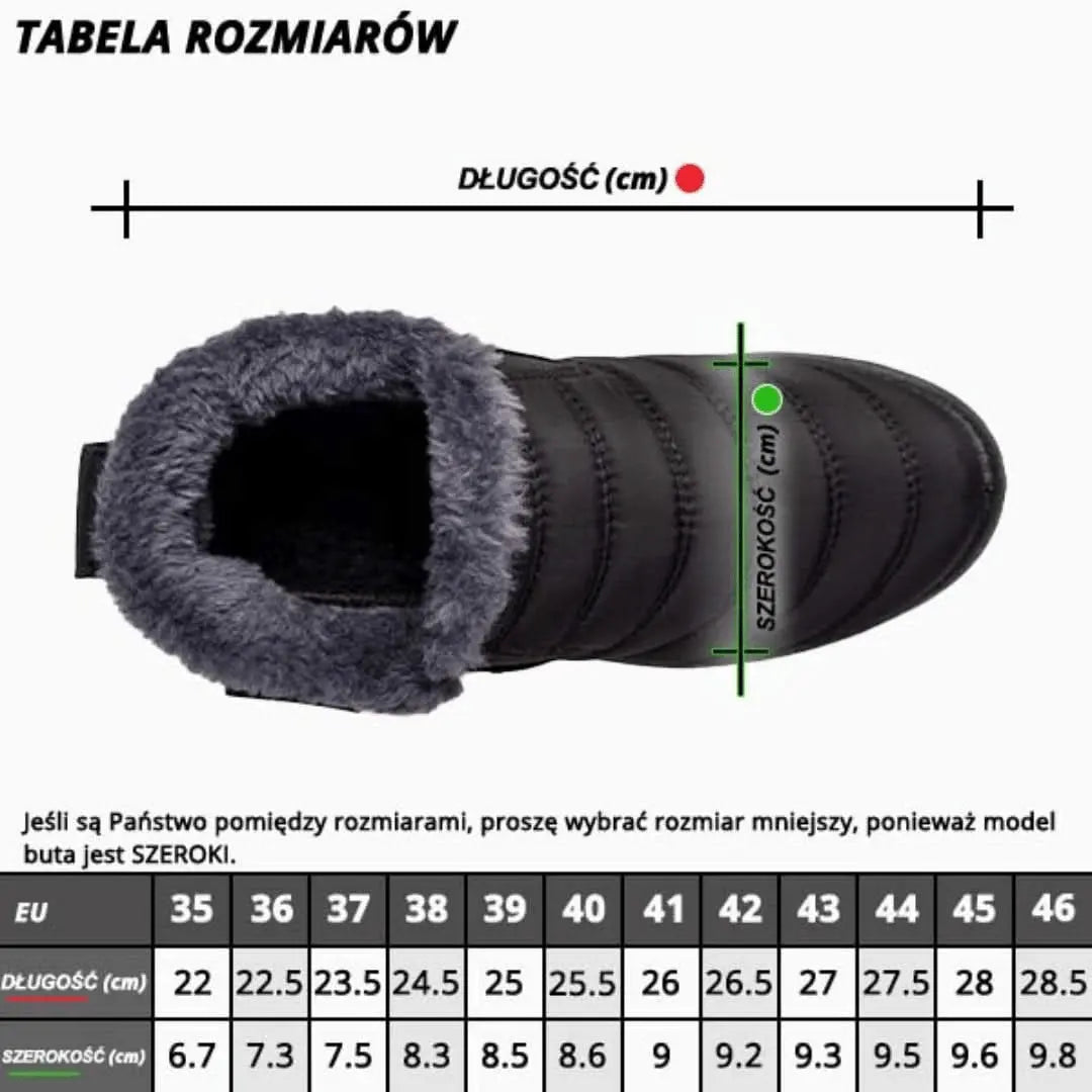 Wodoodporne Termiczne Buty Uniwersalne dla Kobiet – Komfort i Styl na Zimowe Spacerowanie