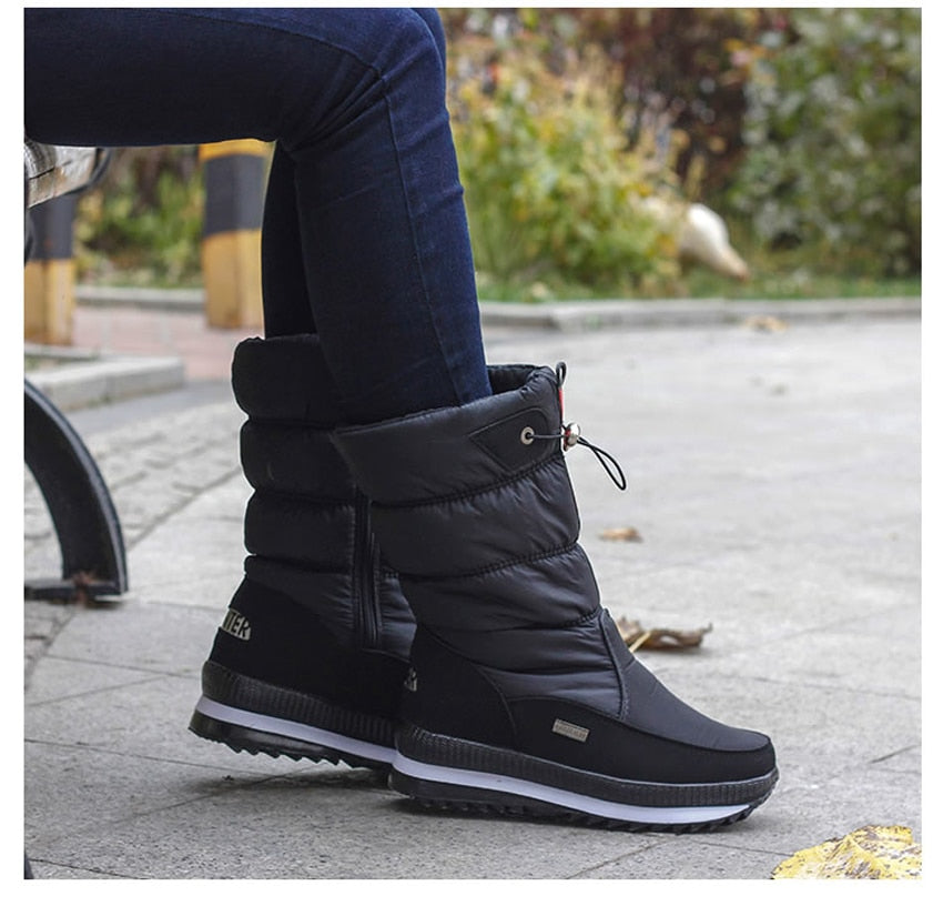 Wodoodporne Zimowe Buty Damskie – Ciepłe i Stylowe