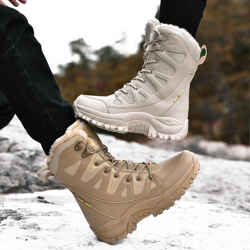 Wodoodporne buty trekkingowe dla kobiet – Ciepłe i stabilne na zimowe wędrówki