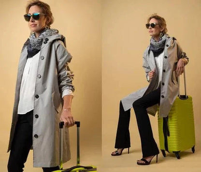 Wodoodporny Mackintosh dla Kobiet – Nowoczesny i Stylowy