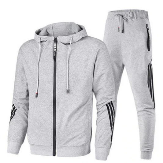 Wygodny dwuczęściowy dres sportowy dla mężczyzn – Stylowy i funkcjonalny