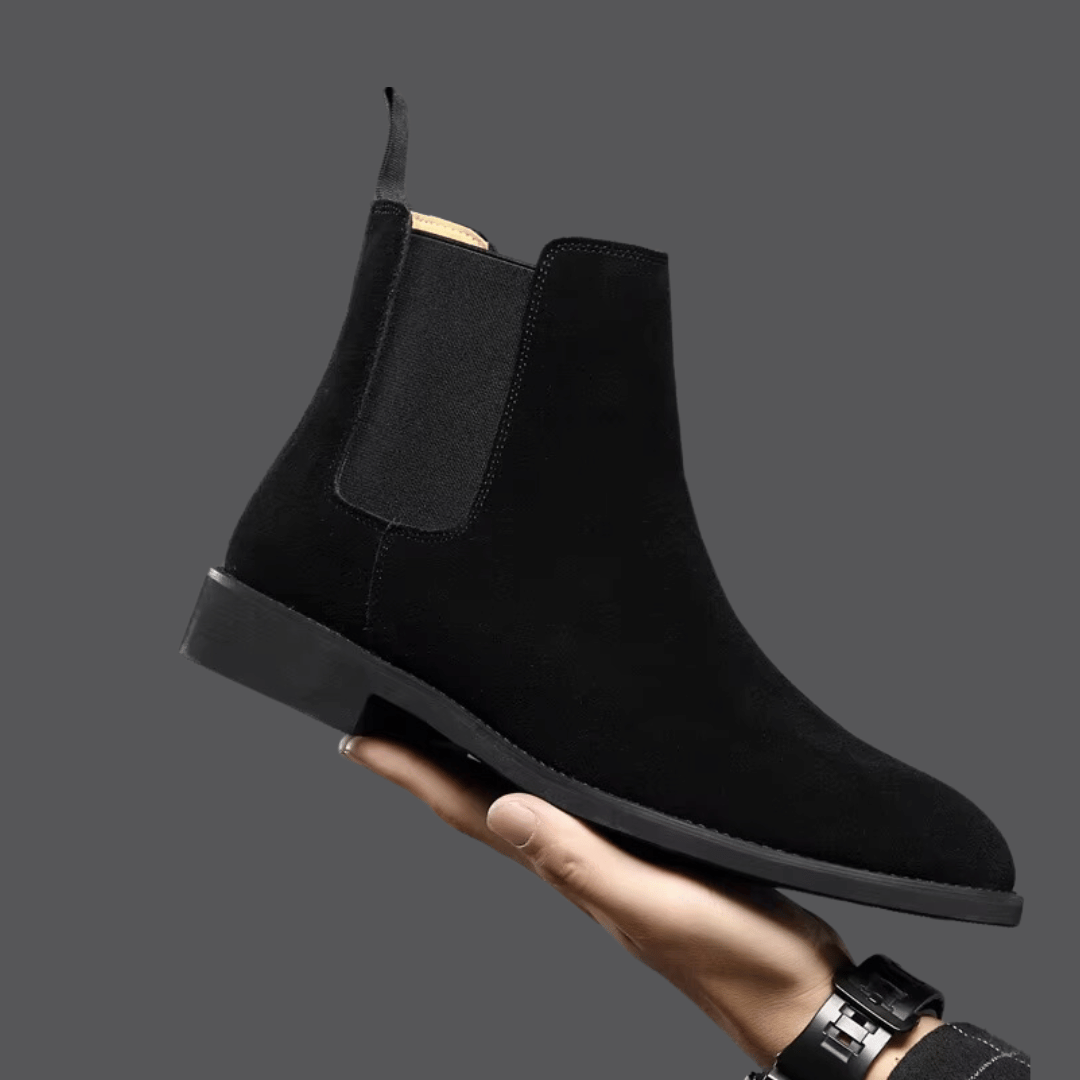 Zamszowe Buty Chelsea dla Kobiet – Eleganckie i Wygodne w Kolorze Olive Green