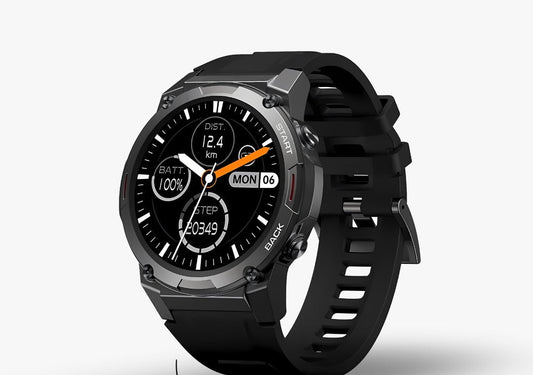 Zegarek Sportowy – Metalowa Obudowa &amp; Wstrząsoodporny Ekran AMOLED
